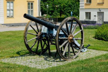 Tallinn, Estonya 'daki eski top.