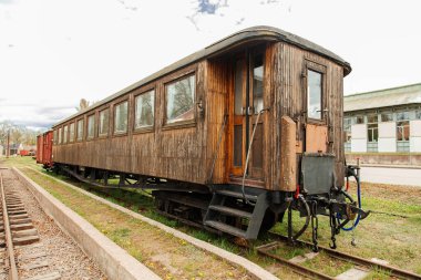 Eski şehir Cecei 'deki tarihi tren.