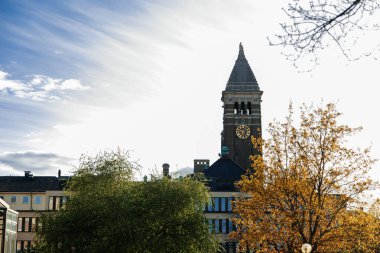 İsveç 'te Norrkoping şehri manzarası