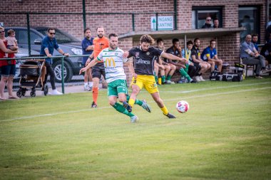 31 Ağustos 2024: Rc Hades - Berchem Spor. Eerste wedstrijd in tweet nationale B van Belgi.