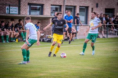 31 Ağustos 2024: Rc Hades - Berchem Spor. Eerste wedstrijd in tweet nationale B van Belgi.