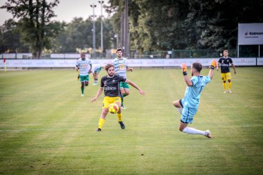 31 Ağustos 2024: Rc Hades - Berchem Spor. Eerste wedstrijd in tweet nationale B van Belgi.