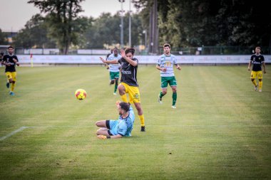 31 Ağustos 2024: Rc Hades - Berchem Spor. Eerste wedstrijd in tweet nationale B van Belgi.