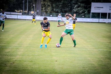 31 Ağustos 2024: Rc Hades - Berchem Spor. Eerste wedstrijd in tweet nationale B van Belgi.