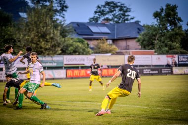 31 Ağustos 2024: Rc Hades - Berchem Spor. Eerste wedstrijd in tweet nationale B van Belgi.