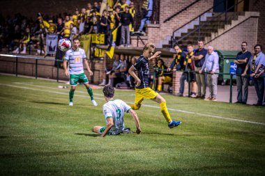 31 Ağustos 2024: Rc Hades - Berchem Spor. Eerste wedstrijd in tweet nationale B van Belgi.