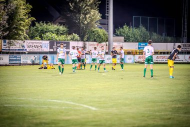 31 Ağustos 2024: Rc Hades - Berchem Spor. Eerste wedstrijd in tweet nationale B van Belgi.