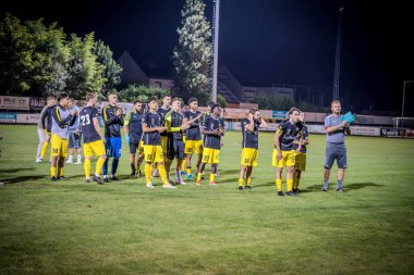 31 Ağustos 2024: Rc Hades - Berchem Spor. Eerste wedstrijd in tweet nationale B van Belgi.
