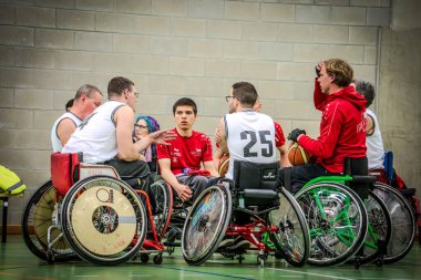 20-04-2024: Rolstoelbasketbal Zwijndrecht VS Hasselt 
