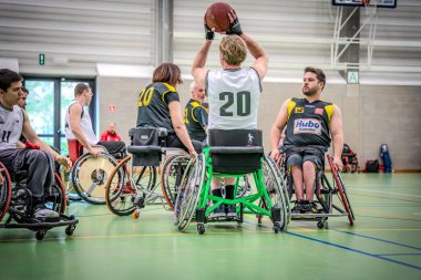 20-04-2024: Rolstoelbasketbal Zwijndrecht VS Hasselt 