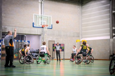 20-04-2024: Rolstoelbasketbal Zwijndrecht VS Hasselt