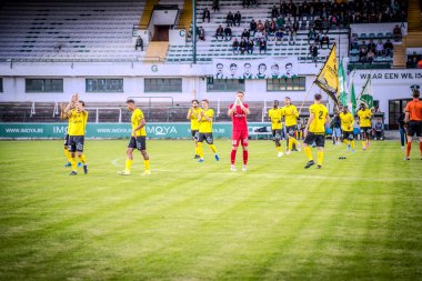 14-09-2024: Voetbalwedstrijd Racing Mechelen - Berchem Sport uitslag 3-0