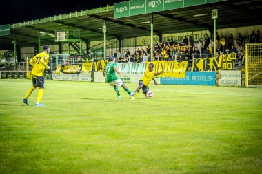 14-09-2024: Voetbalwedstrijd Racing Mechelen - Berchem Sport uitslag 3-0