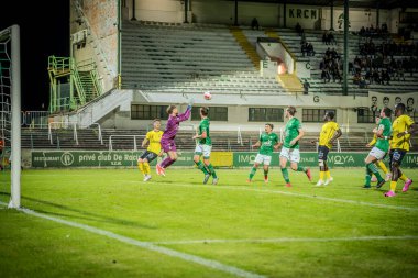 14-09-2024: Voetbalwedstrijd Racing Mechelen - Berchem Sport uitslag 3-0