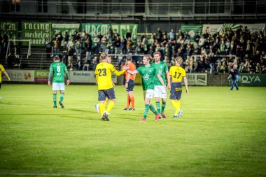 14-09-2024: Voetbalwedstrijd Racing Mechelen - Berchem Sport uitslag 3-0