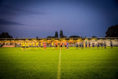 2de afdelding of wel 4e klasse wedstrijd in Belgi tussen Berchem sport en Eendracht termien Genk
