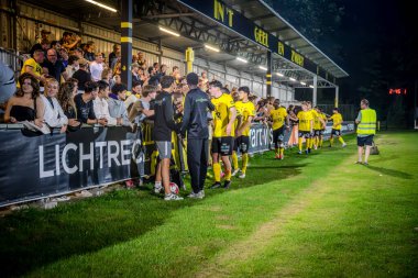 2de afdelding of wel 4e klasse wedstrijd in Belgi tussen Berchem sport en Eendracht termien Genk