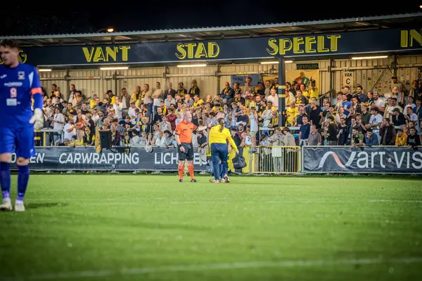 2de afdelding of wel 4e klasse wedstrijd in Belgi tussen Berchem sport en Eendracht termien Genk