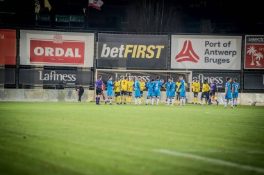 16-10-2024 ikinci lig amatörleri arasında oynanan Berchem Sport - kvk Wellen