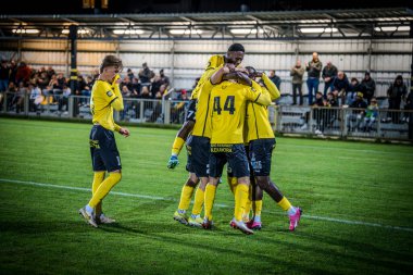 16-10-2024 ikinci lig amatörleri arasında oynanan Berchem Sport - kvk Wellen