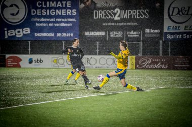 2025-01-25 kvk Wellen - Berchem Sport Soccergame Belçika 'dan yapılan düşük yarışmada