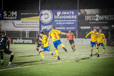 2025-01-25 kvk Wellen - Berchem Sport Soccergame Belçika 'dan yapılan düşük yarışmada