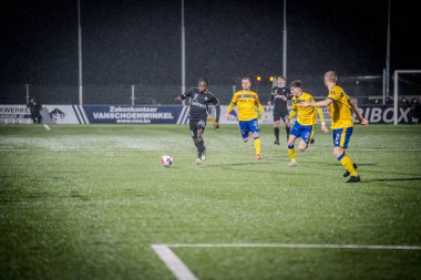 2025-01-25 kvk Wellen - Berchem Sport Soccergame Belçika 'dan yapılan düşük yarışmada