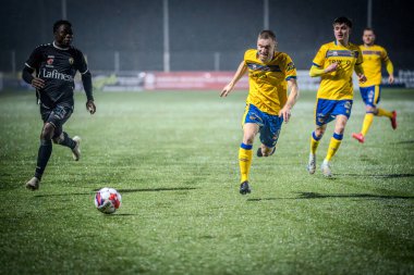 2025-01-25 kvk Wellen - Berchem Sport Soccergame Belçika 'dan yapılan düşük yarışmada