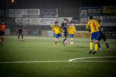 2025-01-25 kvk Wellen - Berchem Sport Soccergame Belçika 'dan yapılan düşük yarışmada