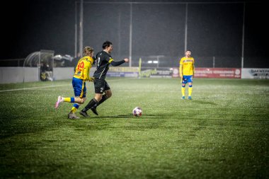 2025-01-25 kvk Wellen - Berchem Sport Soccergame Belçika 'dan yapılan düşük yarışmada
