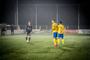 2025-01-25 kvk Wellen - Berchem Sport Soccergame Belçika 'dan yapılan düşük yarışmada