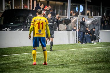 2025-01-25 kvk Wellen - Berchem Sport Soccergame Belçika 'dan yapılan düşük yarışmada