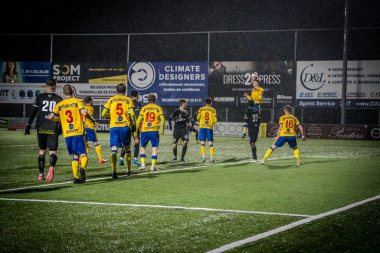 2025-01-25 kvk Wellen - Berchem Sport Soccergame Belçika 'dan yapılan düşük yarışmada