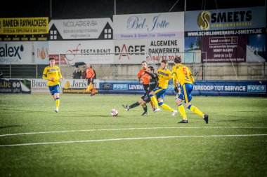 2025-01-25 kvk Wellen - Berchem Sport Soccergame Belçika 'dan yapılan düşük yarışmada