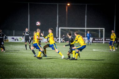 2025-01-25 kvk Wellen - Berchem Sport Soccergame Belçika 'dan yapılan düşük yarışmada