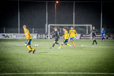 2025-01-25 kvk Wellen - Berchem Sport Soccergame Belçika 'dan yapılan düşük yarışmada
