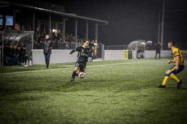 2025-01-25 kvk Wellen - Berchem Sport Soccergame Belçika 'dan yapılan düşük yarışmada