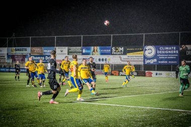 2025-01-25 kvk Wellen - Berchem Sport Soccergame Belçika 'dan yapılan düşük yarışmada