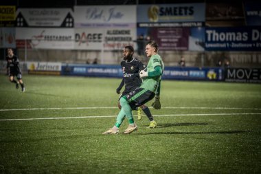 2025-01-25 kvk Wellen - Berchem Sport Soccergame Belçika 'dan yapılan düşük yarışmada