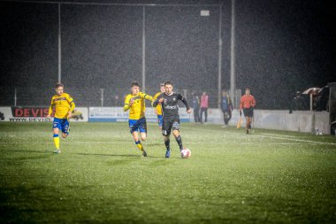 2025-01-25 kvk Wellen - Berchem Sport Soccergame Belçika 'dan yapılan düşük yarışmada