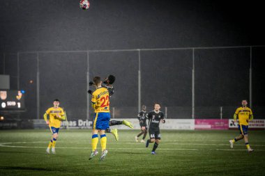 2025-01-25 kvk Wellen - Berchem Sport Soccergame Belçika 'dan yapılan düşük yarışmada