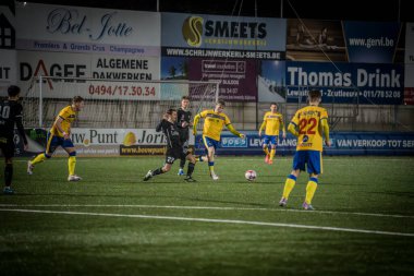 2025-01-25 kvk Wellen - Berchem Sport Soccergame Belçika 'dan yapılan düşük yarışmada