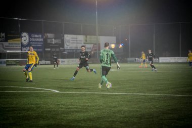 2025-01-25 kvk Wellen - Berchem Sport Soccergame Belçika 'dan yapılan düşük yarışmada