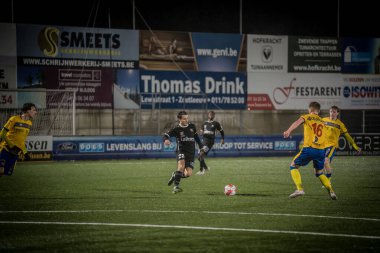 2025-01-25 kvk Wellen - Berchem Sport Soccergame Belçika 'dan yapılan düşük yarışmada