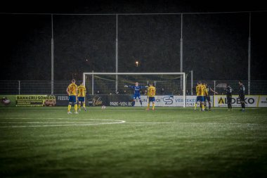 2025-01-25 kvk Wellen - Berchem Sport Soccergame Belçika 'dan yapılan düşük yarışmada