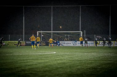 2025-01-25 kvk Wellen - Berchem Sport Soccergame Belçika 'dan yapılan düşük yarışmada