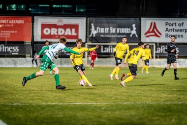  2025-02-15 Berchem Spor - Hades, Belçika 'nın alt sınıfında müsabaka maçı