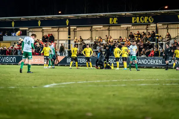  2025-02-15 Berchem Spor - Hades, Belçika 'nın alt sınıfında müsabaka maçı