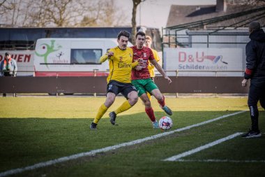 2025-03-16 Berg en dal-Berchem Sport, Belçika 'nın alt bölgelerinde rekabet maçı