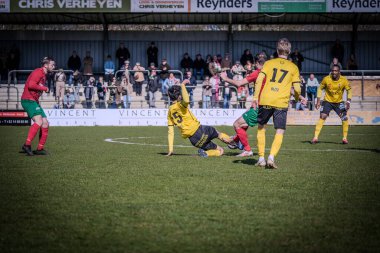 2025-03-16 Berg en dal-Berchem Sport, Belçika 'nın alt bölgelerinde rekabet maçı